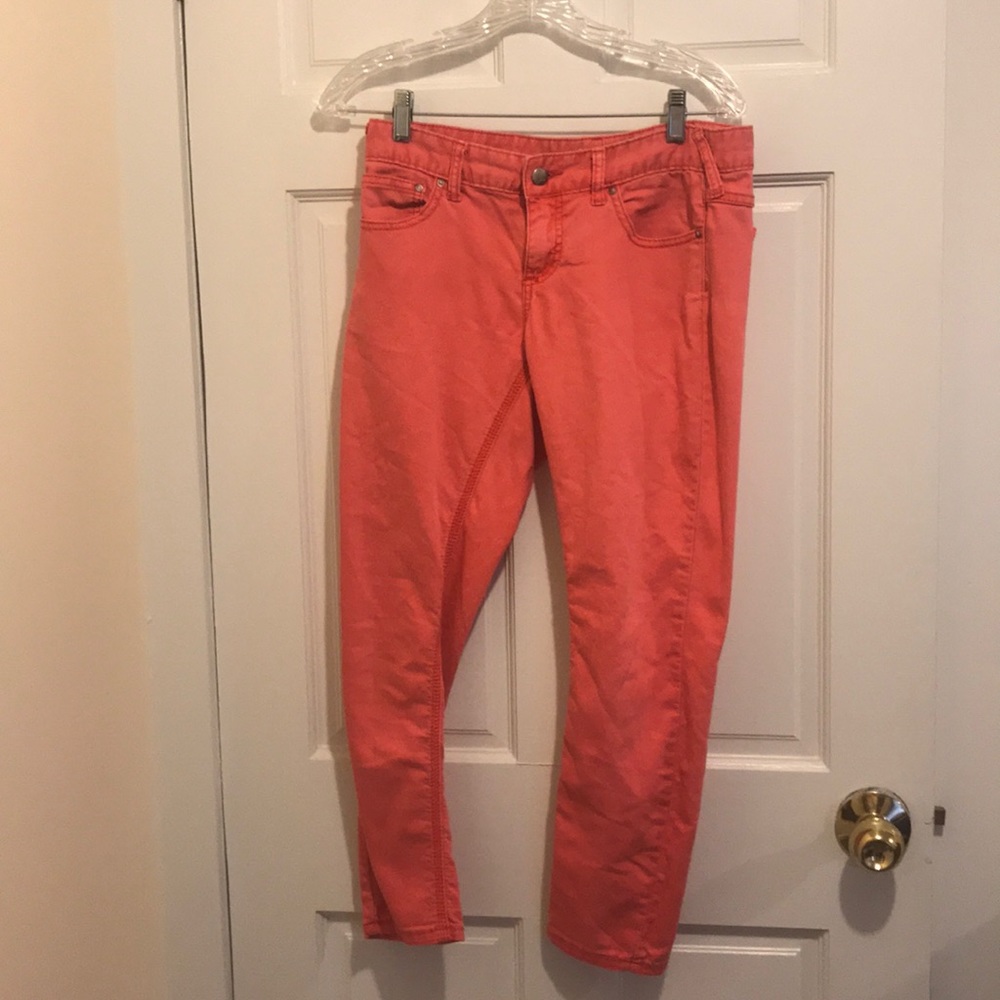 Free People Skinny Jeans in Salmon